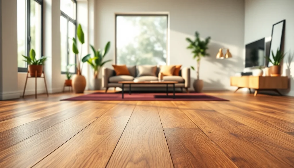 Enhance your space with elegant vinyl flooring adding warmth and style to the living room.