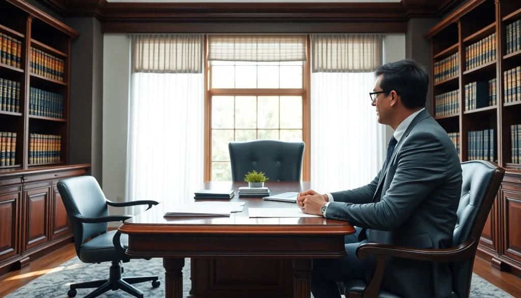 Beratung über Änderungskündigung in einem professionellen Büro mit rechtlichen Dokumenten.