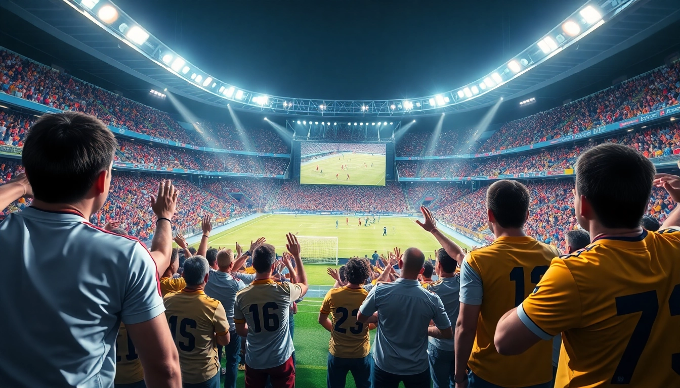 Jelajahi bolakami dalam suasana stadion dengan penggemar yang bersemangat dan laga seru.